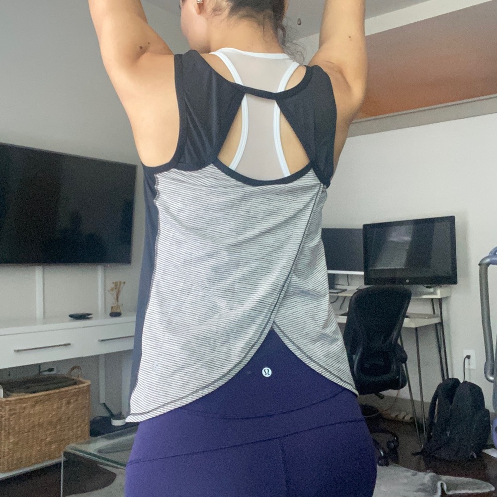 Lululemon striped shirt